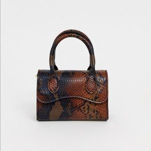Snake Print Small Bag